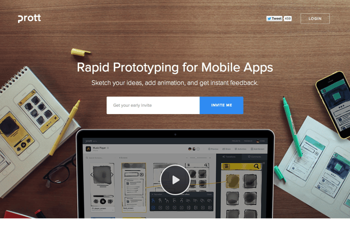Prott website preview