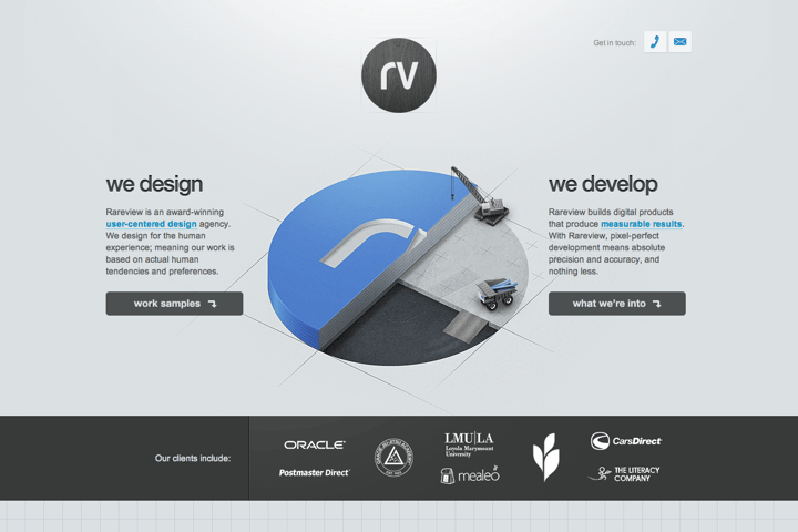 Rareview website preview