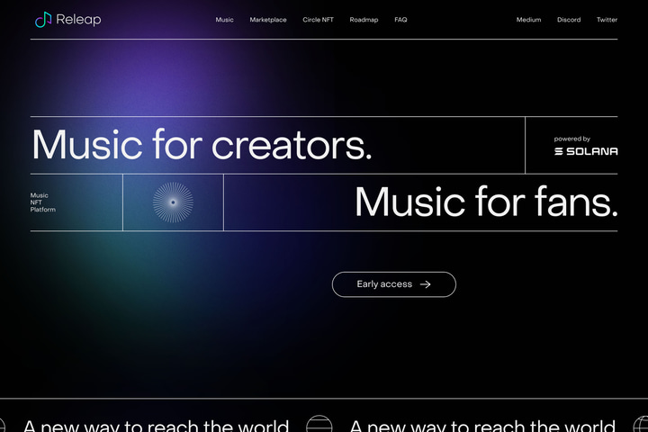 Releap website preview