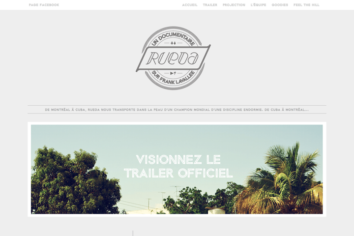 RuedaFilm website preview