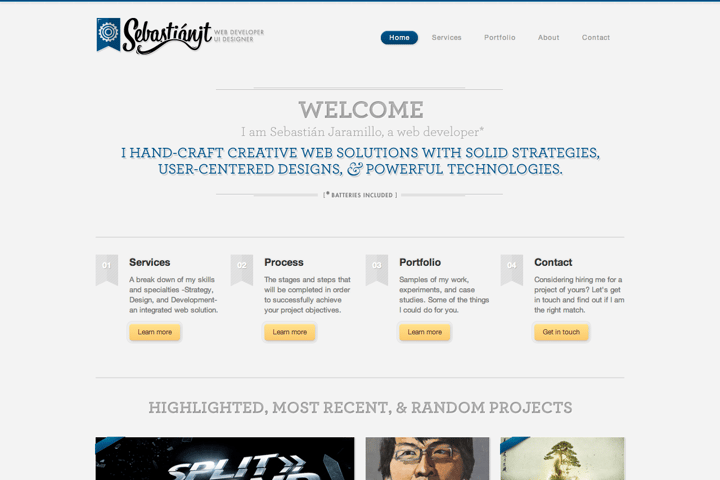 Sebastianjt website preview