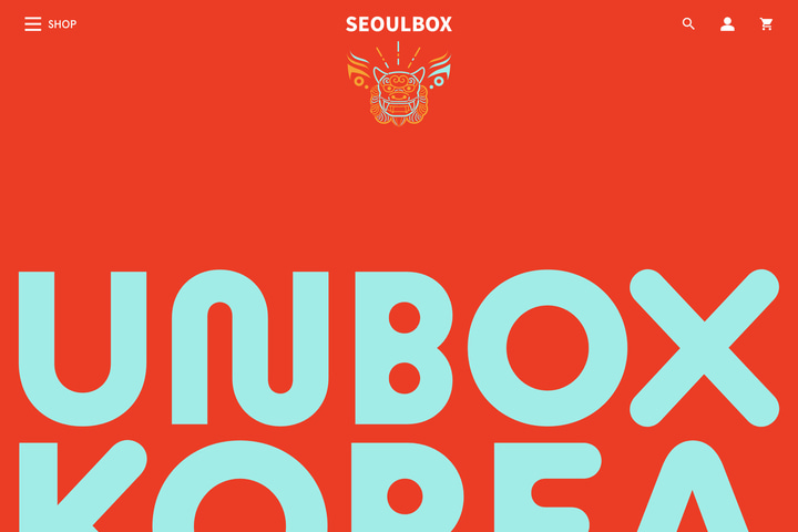 Seoulbox website preview