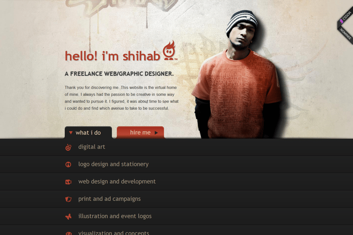 Shihab website preview