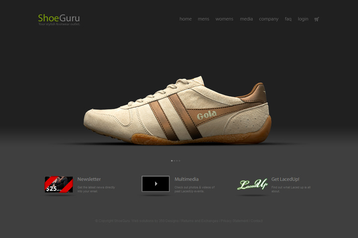 ShoeGuru website preview
