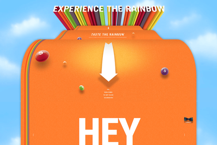 Skittles website preview