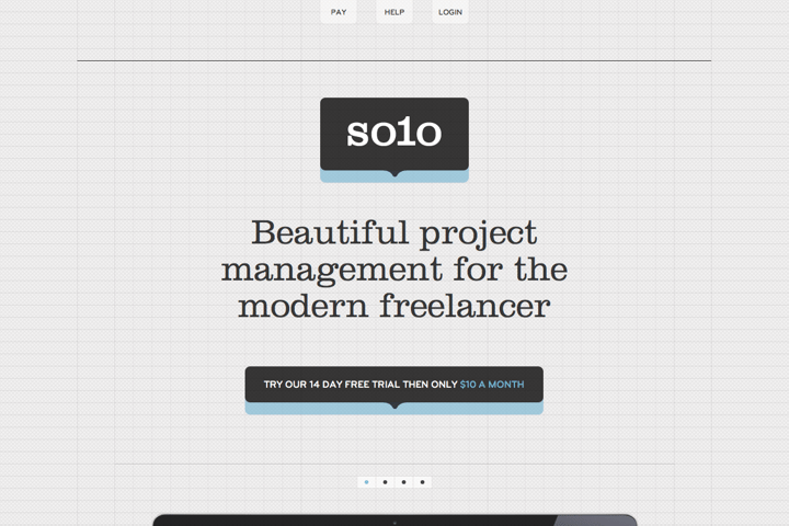 Solo website preview