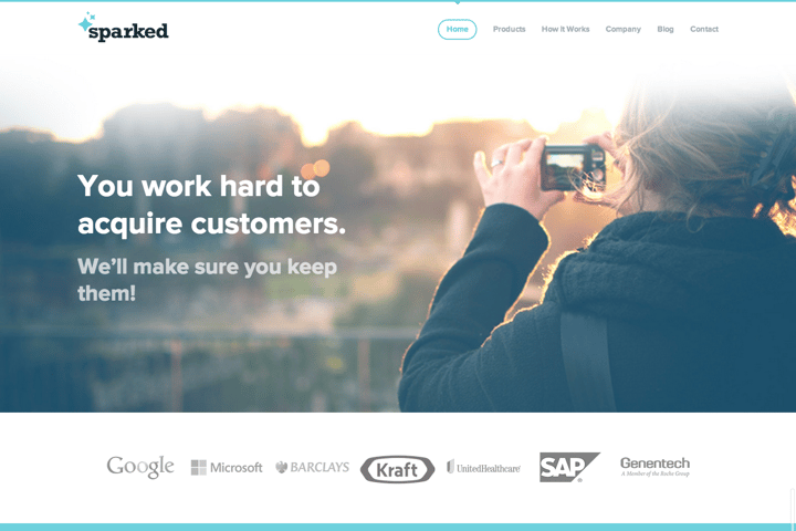 Sparked website preview