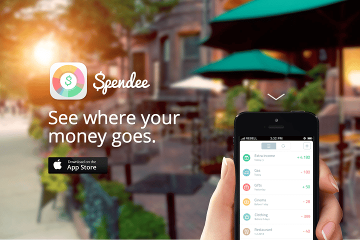 Spendee website preview