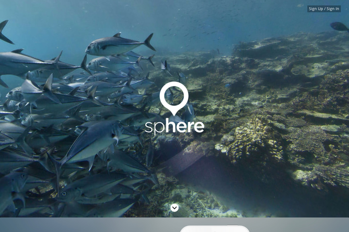 Sphere website preview