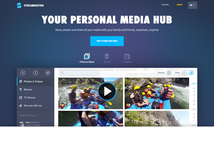 Streamnation website preview