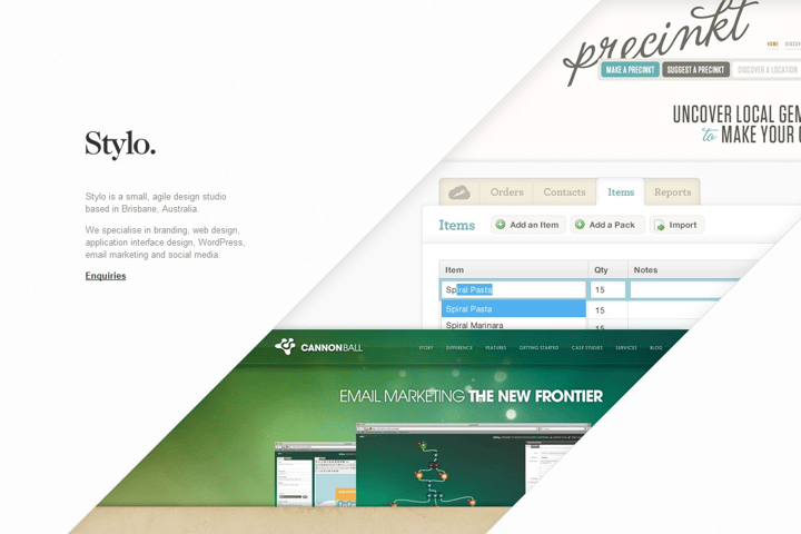 Stylo website preview