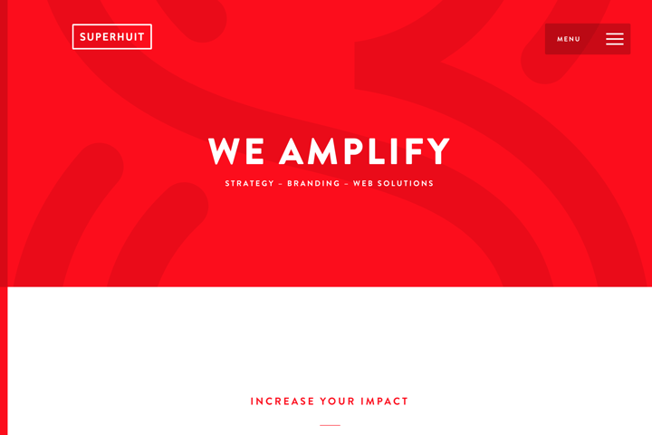 Superhuit website preview
