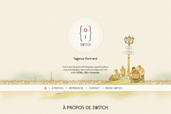 Switch website preview