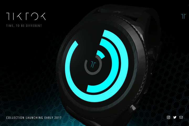 TIKTOK website preview
