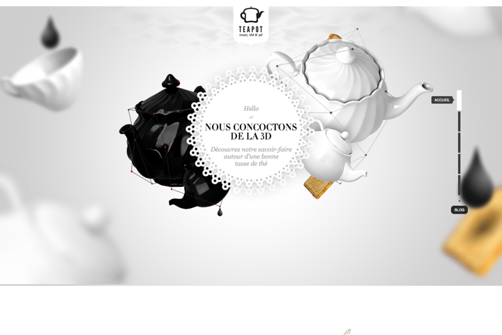 Teapot website preview