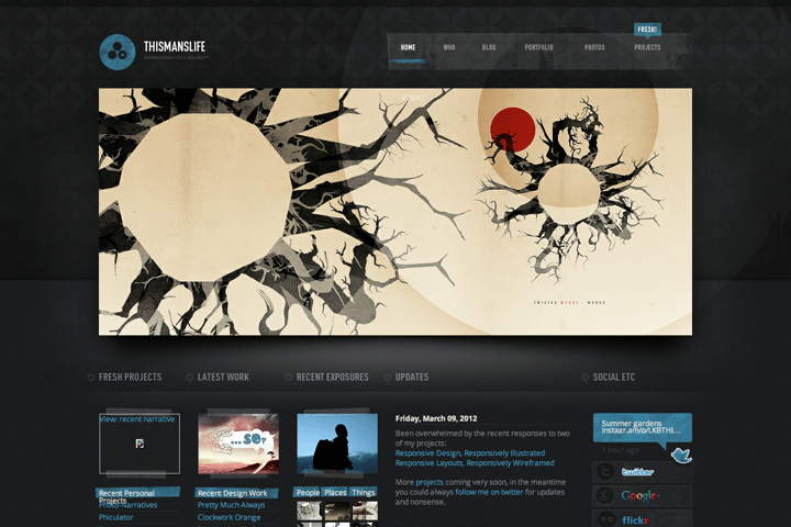 Thismanslife website preview