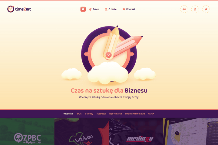 Time2Art website preview