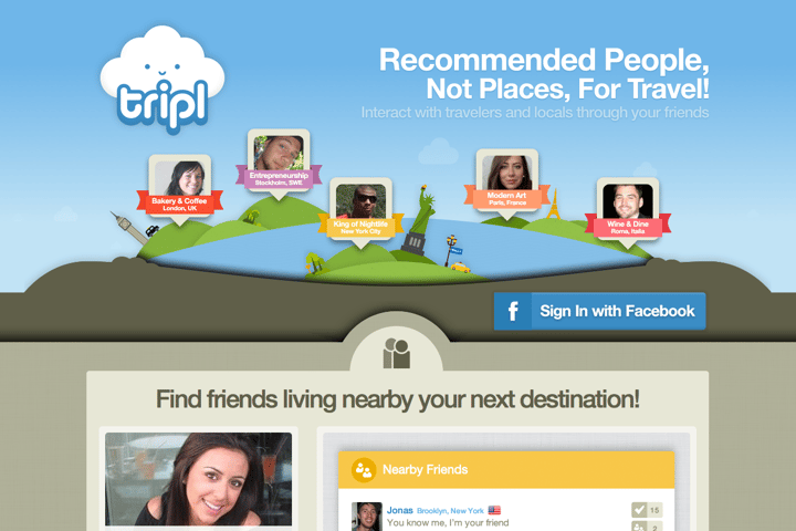 Tripl website preview