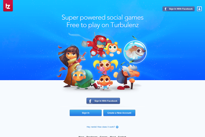 Turbulenz website preview