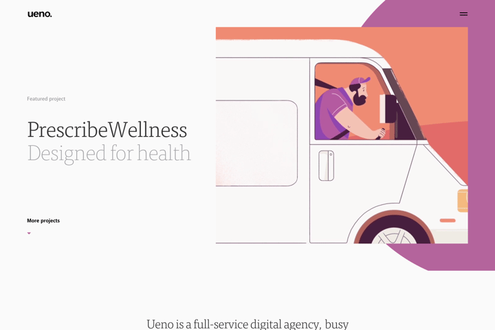 Ueno. website preview