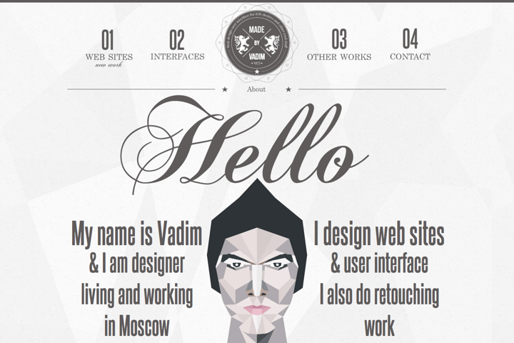 Vadim website preview