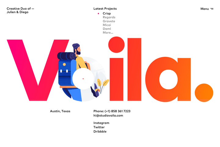 Voila website preview