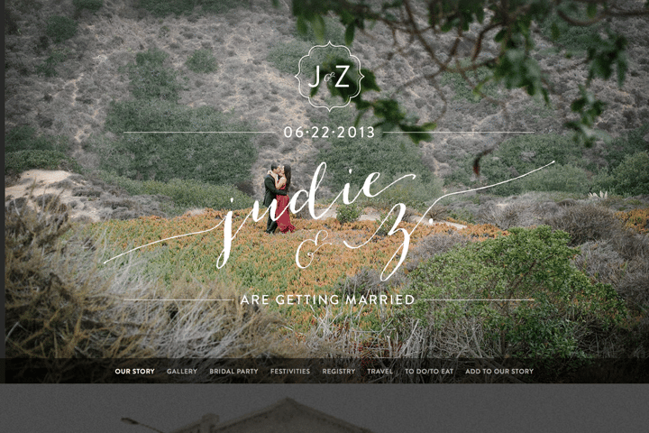 We’re Getting Married! website preview