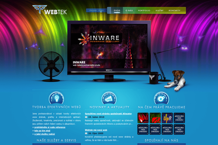 WebTek website preview