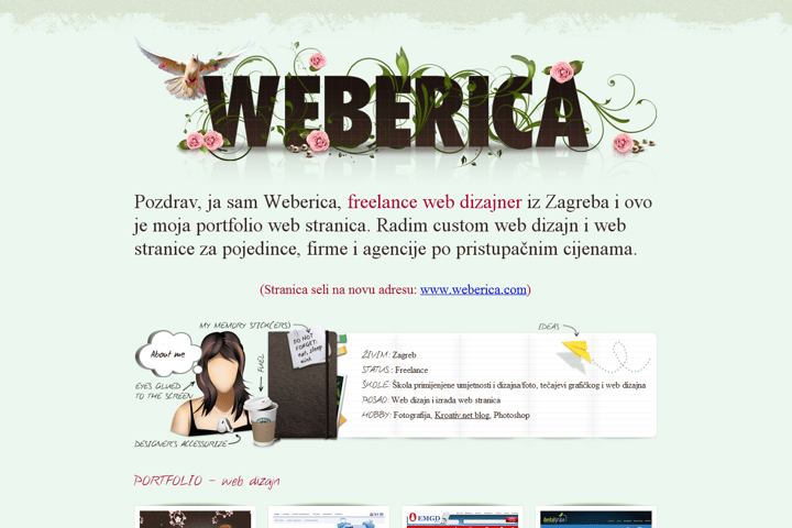 Weberica website preview