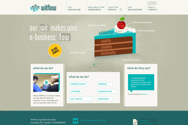 WitFlow website preview