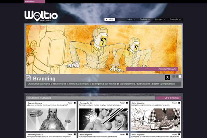 Woltio website preview
