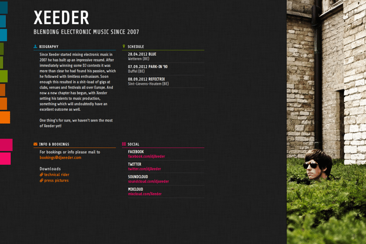 Xeeder website preview