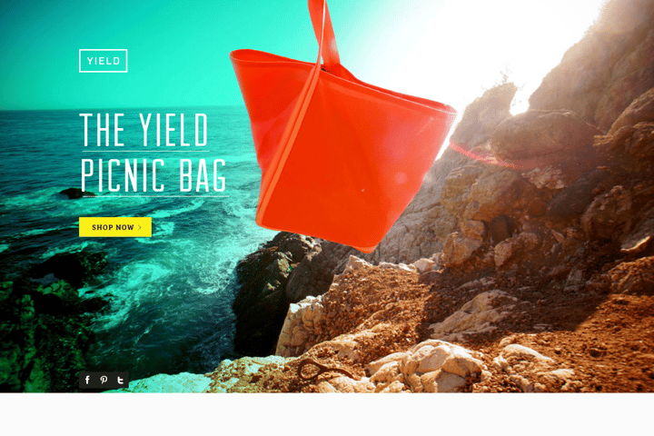 YIELD website preview