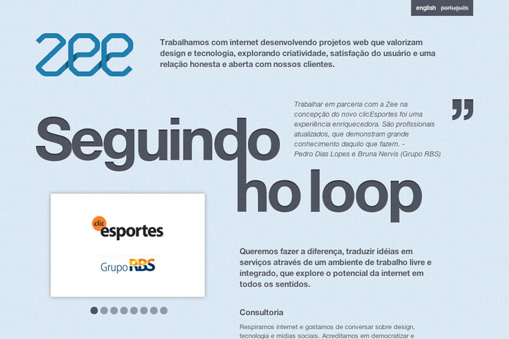 Zee website preview