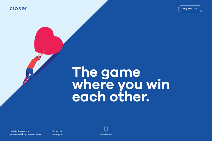 closer website preview