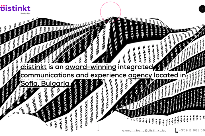 d:istinkt website preview