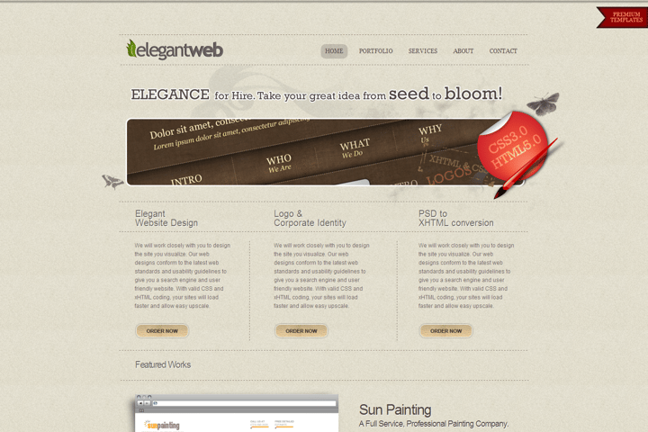 elegantweb website preview