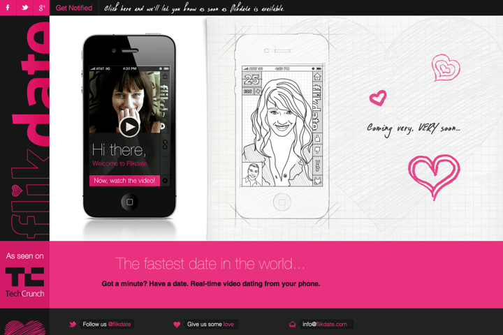 flikdate website preview