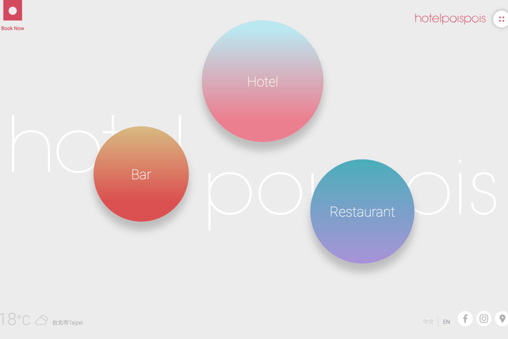 hotelpoispois website preview