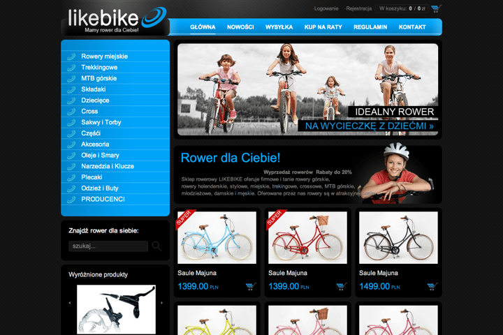 likebike website preview