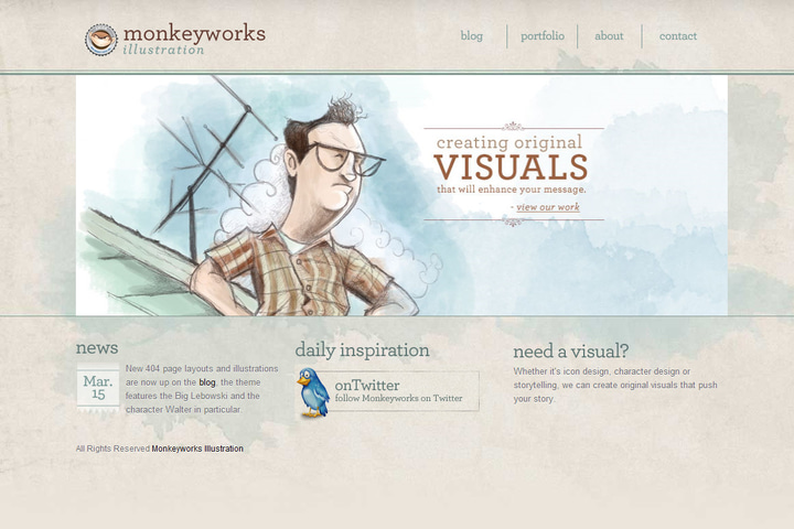 monkeyworks website preview