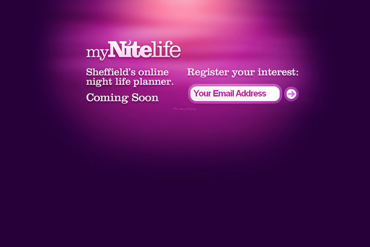 myNiteLife website preview