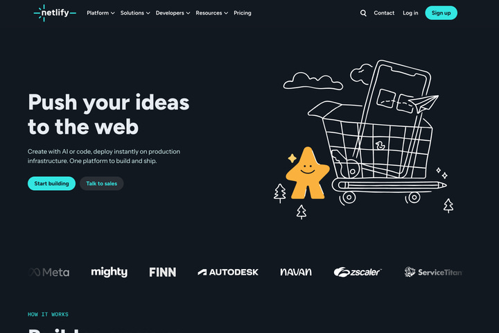 Netlify website preview