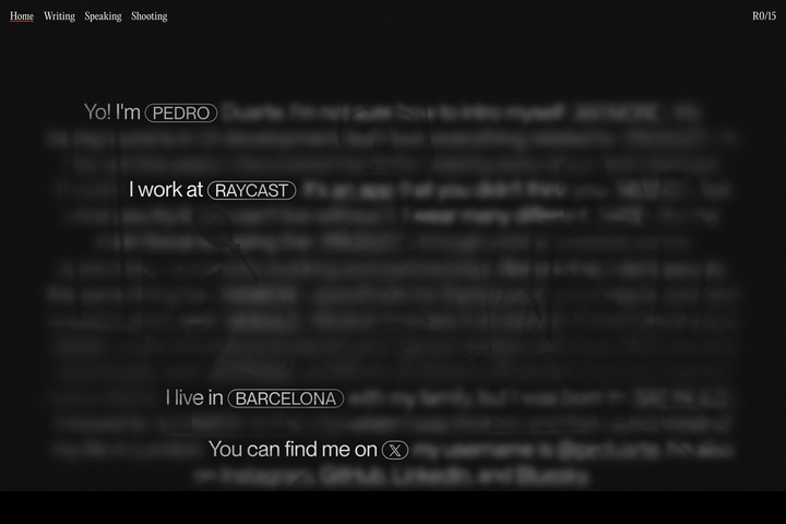 Pedro Duarte's Personal Website