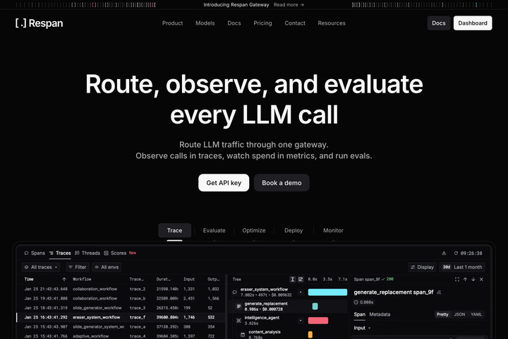 Respan website preview