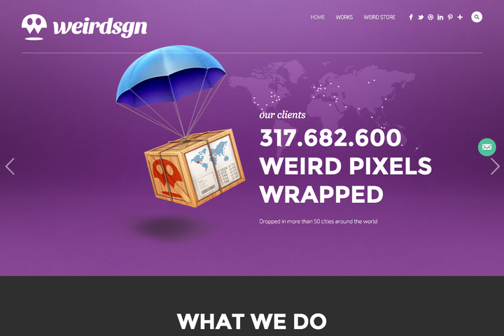 Weirdsgn website preview