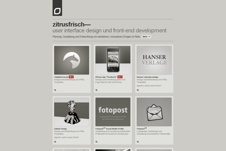 zitrusfrisch website preview