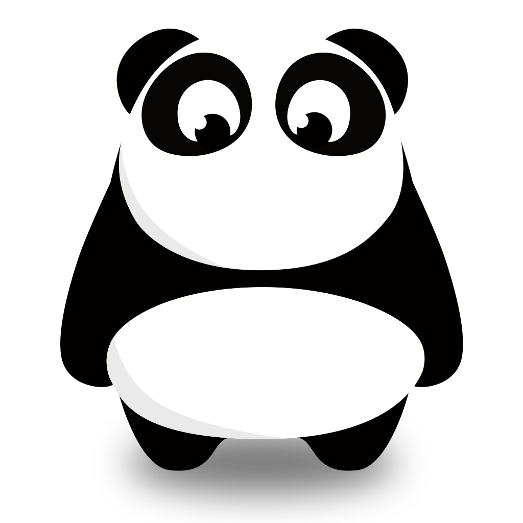 Learn Chinese: ChineseSkill app icon with a white soft 3D organic shape design featuring a panda.