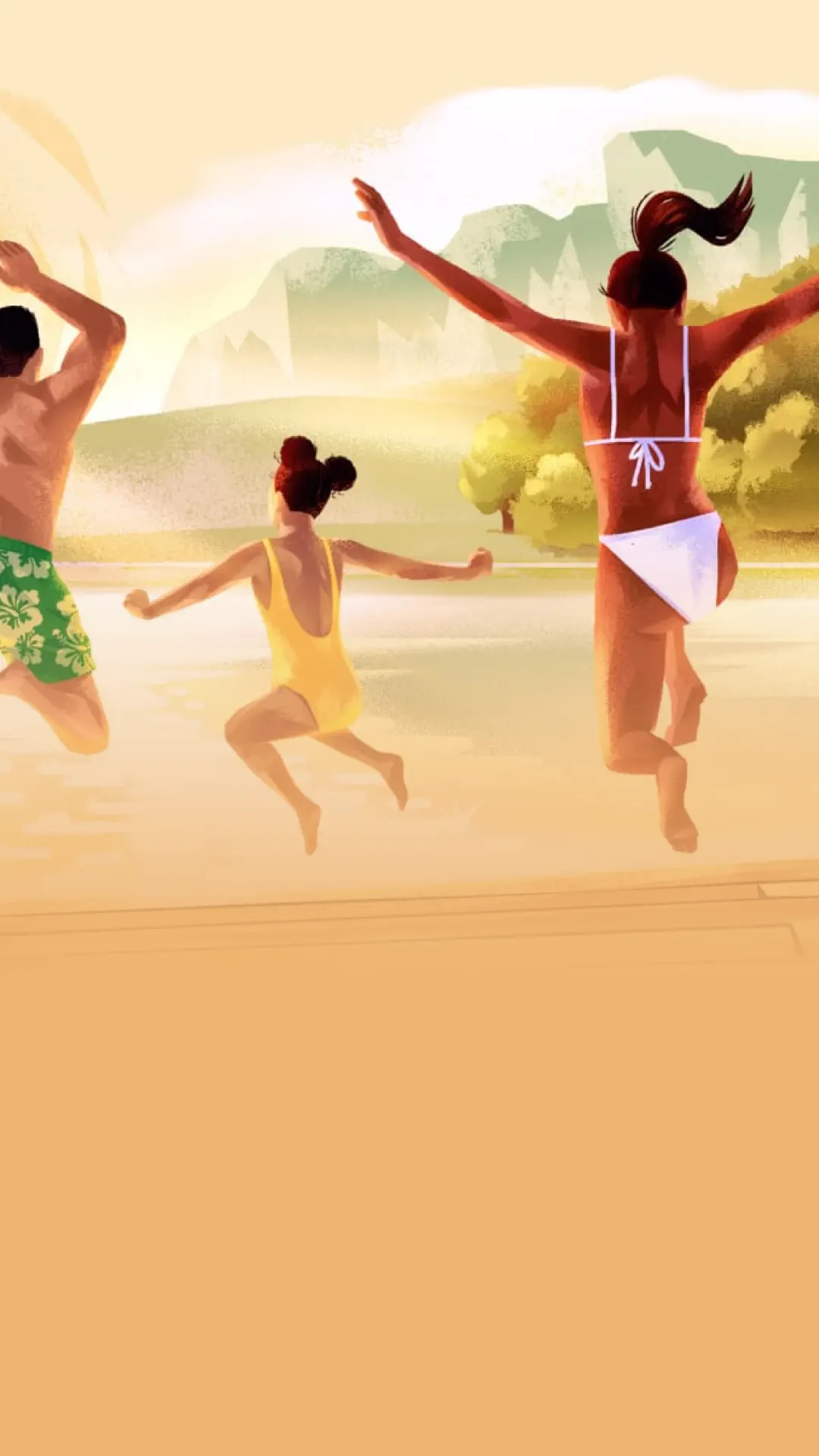 Make SPF Your BFF portrait event card