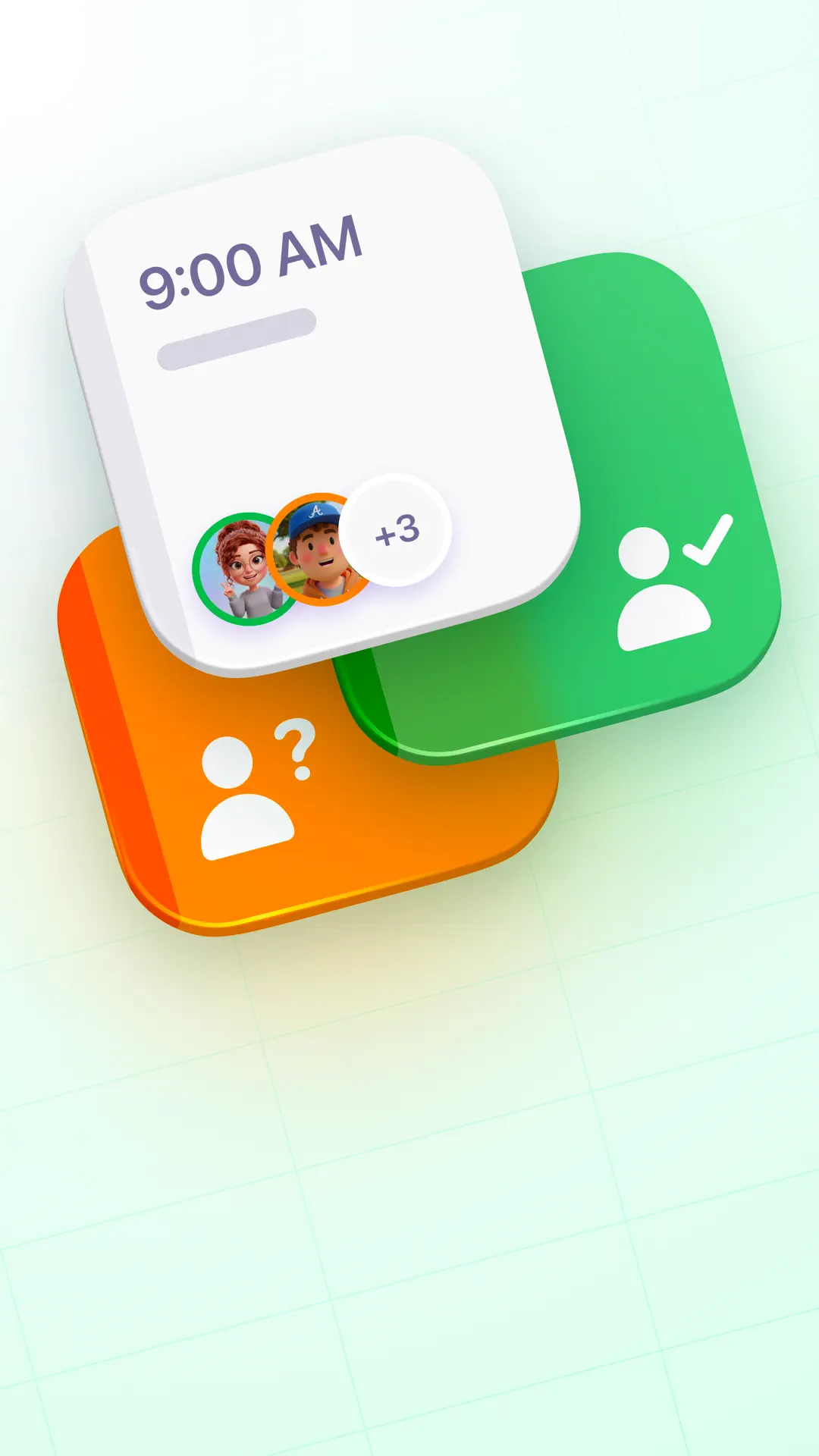 Meet With in Fantastical portrait event card